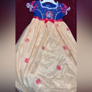 Princess Snow White Dress with Pink and Cream Accents